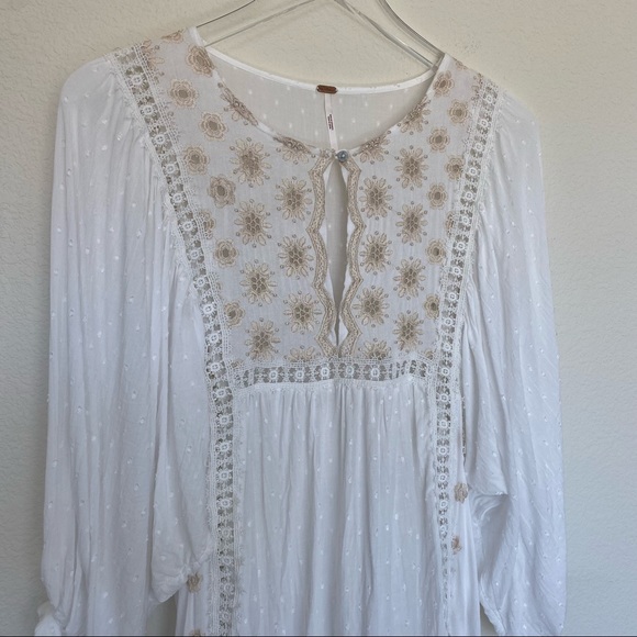 Free People Charlotte Ivory Tunic Dress | S - Picture 6 of 16